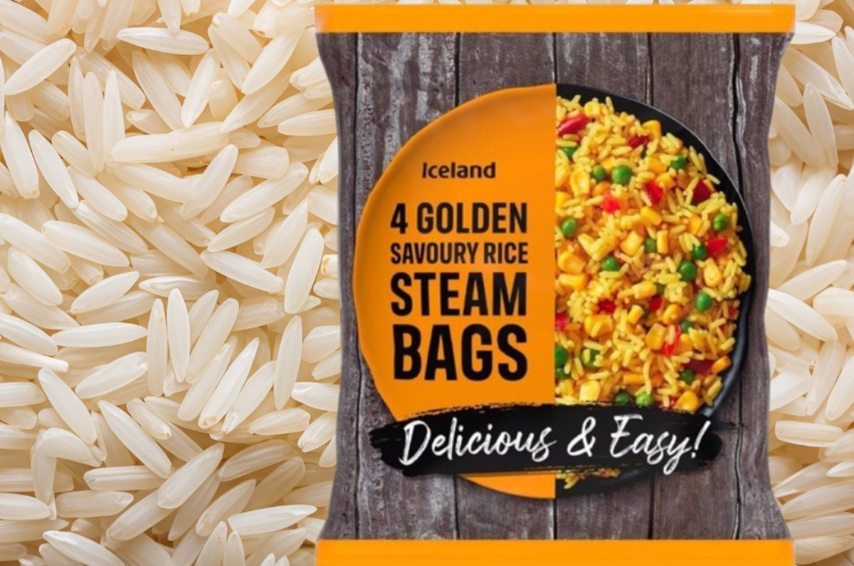 4 Golden Savoury Rice Steam Bags
