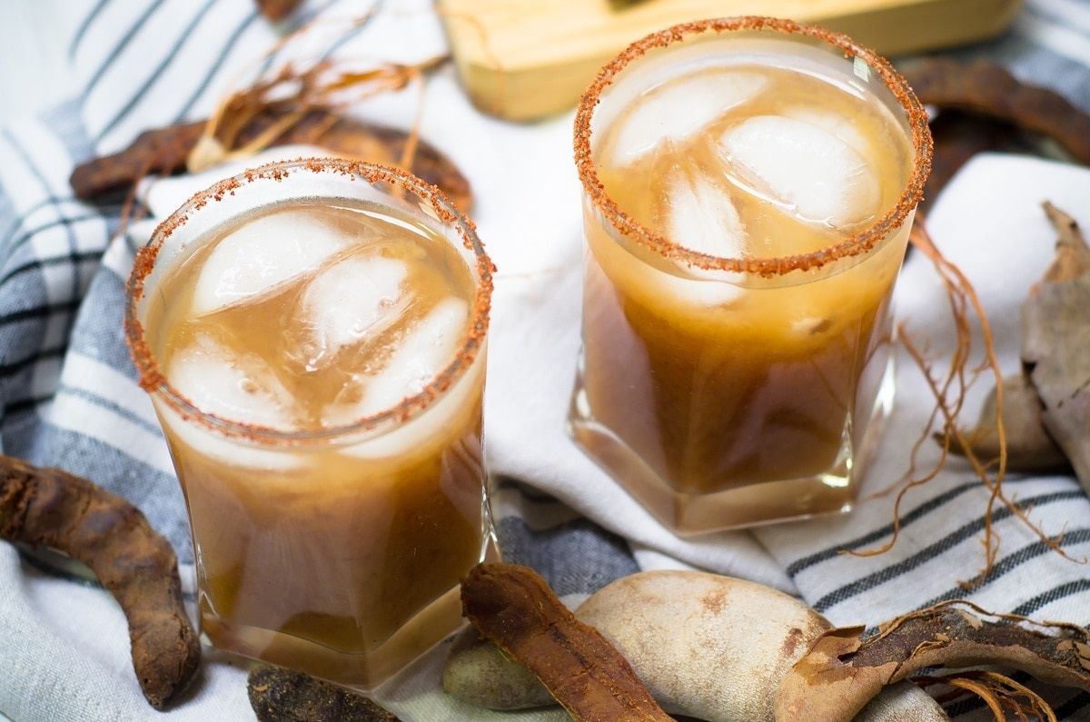 Agua de tamarindo tradicional
