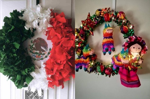 Coronas mexicanas para la puerta ¡Decora tu casa para estas fiestas patrias!