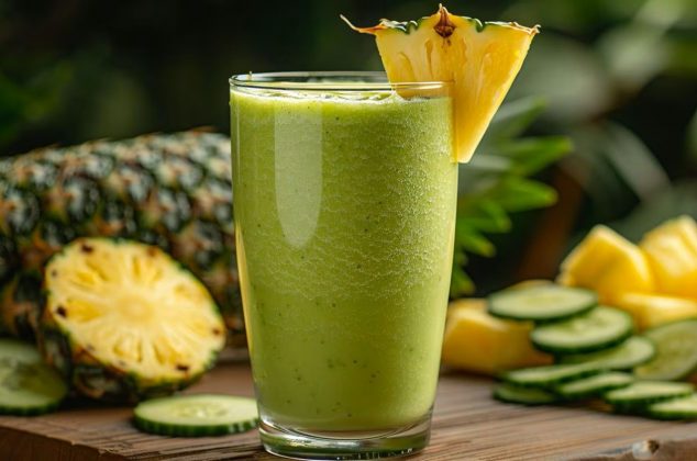 El jugo verde que te ayudará a eliminar la grasa de los brazos