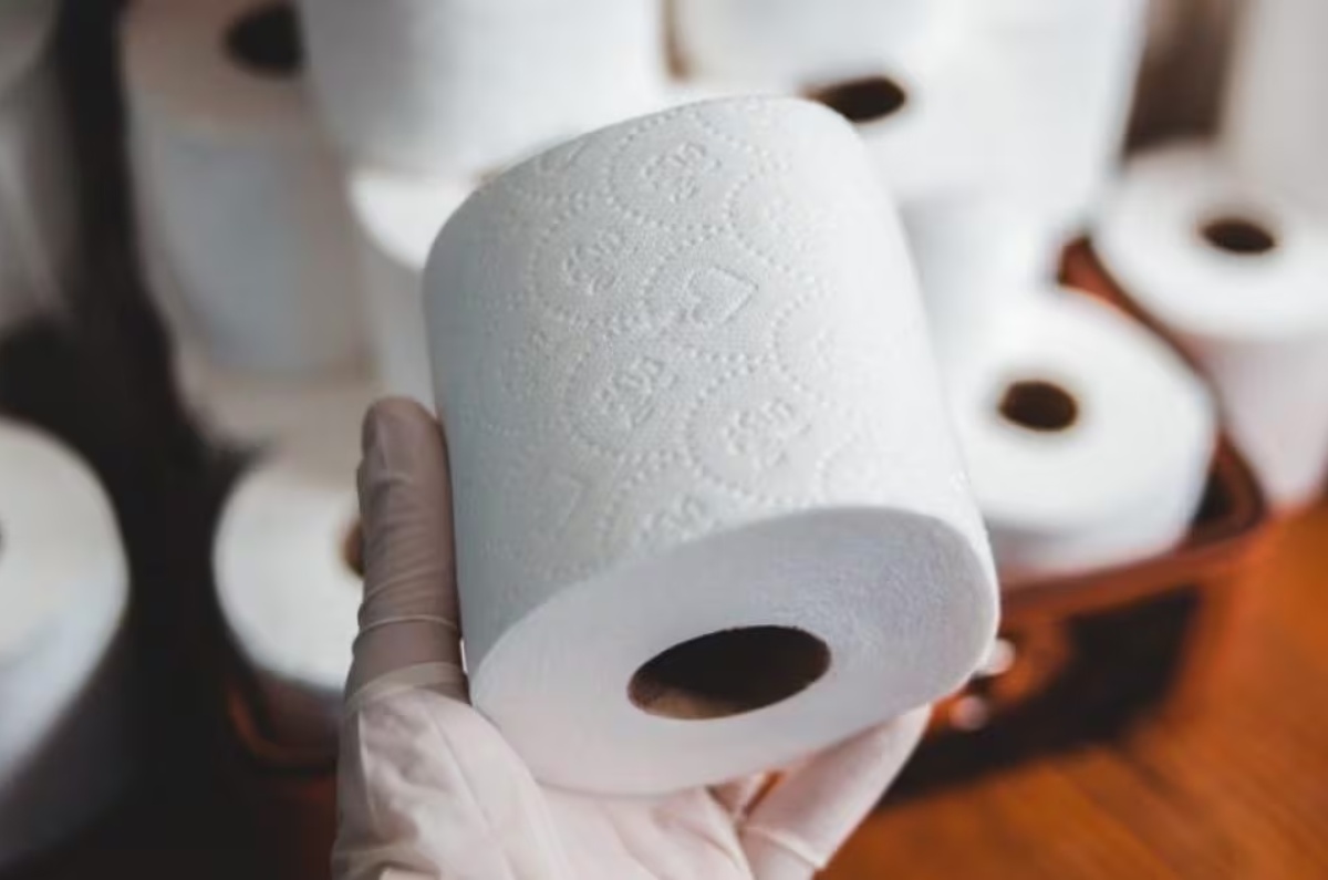 rollo de papel de baño