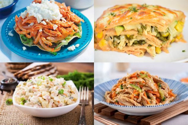8 recetas con pollo desmenuzado por menos de $100 pesos