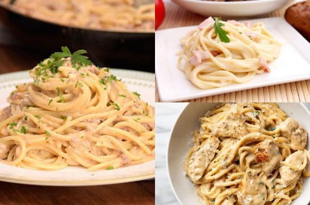 5 recetas de espagueti con crema por menos de $50 pesos