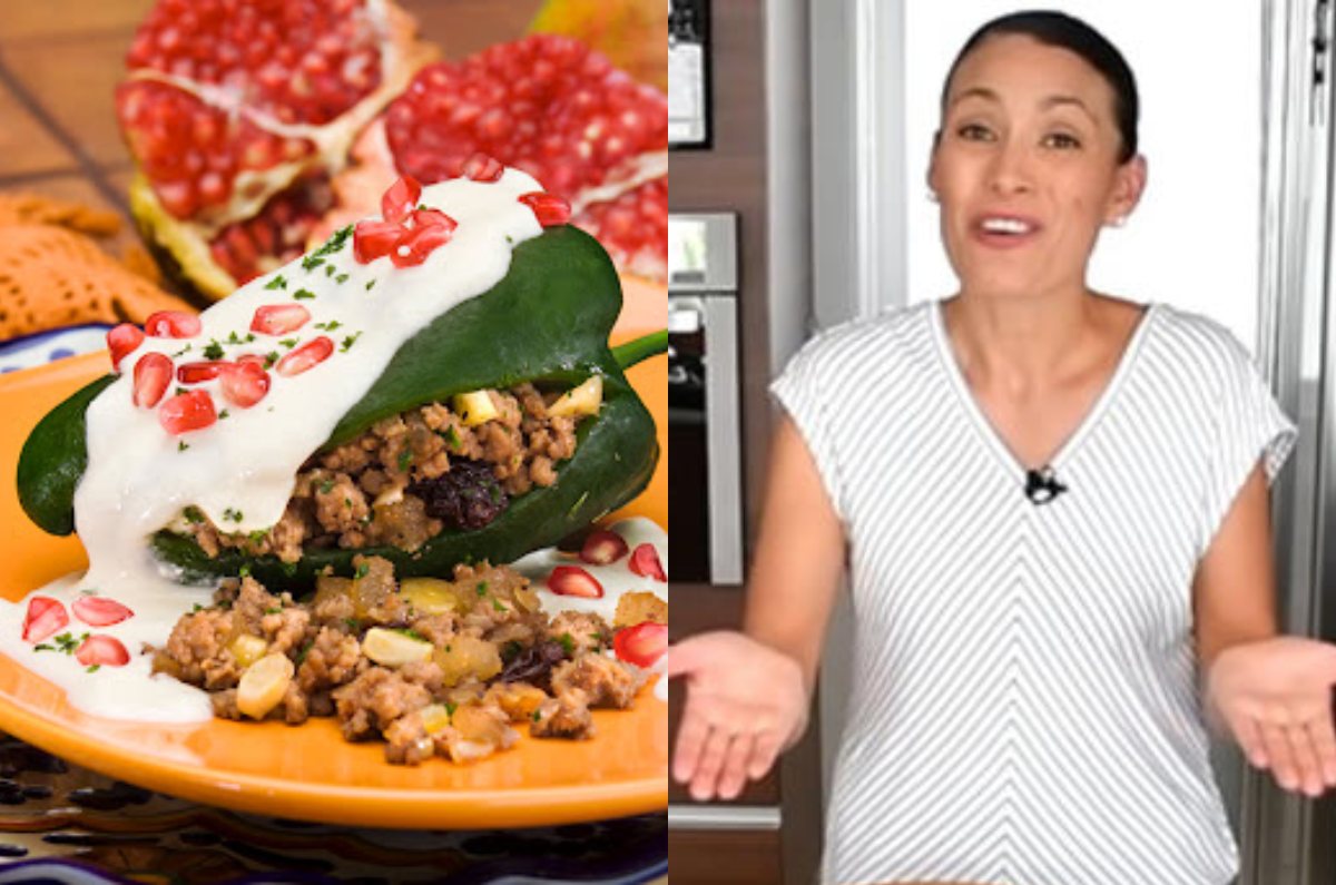 relleno de los chiles en nogada, según Vicky Receta Fácil