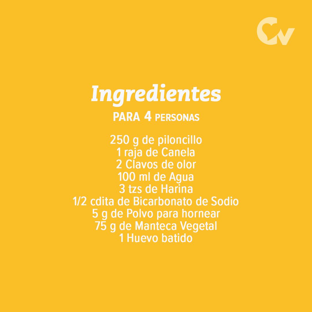 Ingredientes Puerquitos de piloncillo