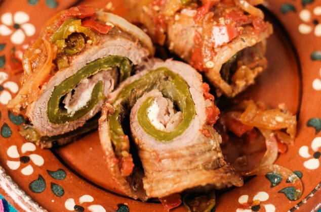 Receta de rollitos de carne con nopal y queso ¡En 30 minutos!
