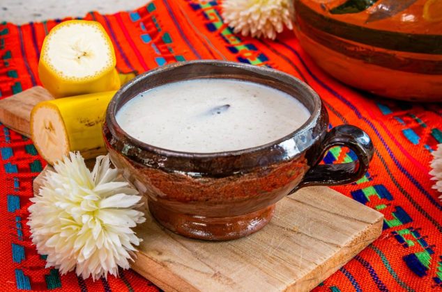 Atole de plátano con amaranto, receta especial