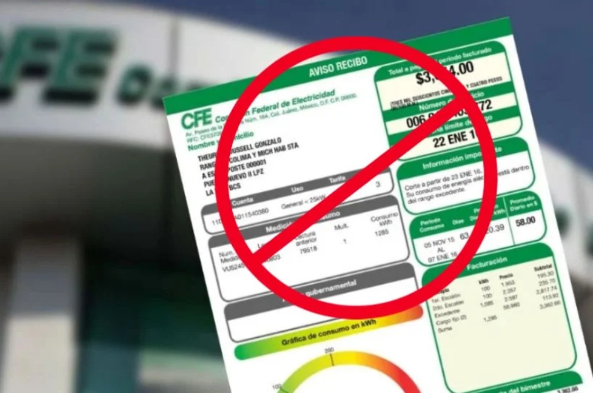 cfe cancela cobro de luz a estas personas