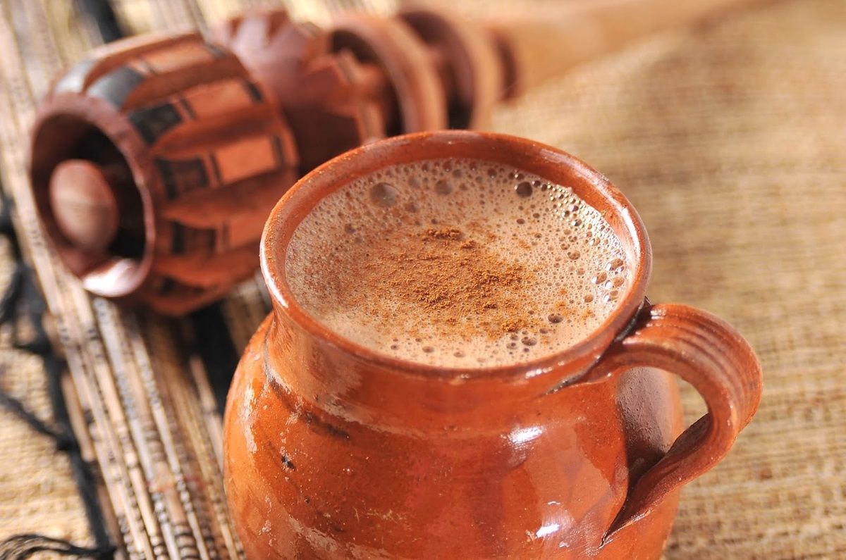 Atole champurrado de agua casero