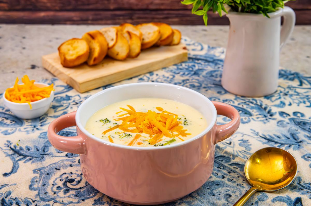 crema de pollo