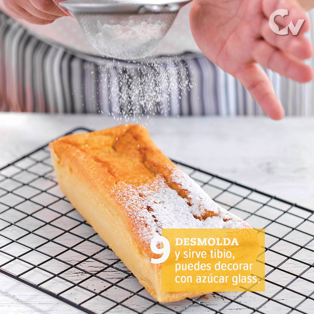 Desmolda y sirve