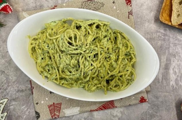 Receta de pasta o espagueti al perejil