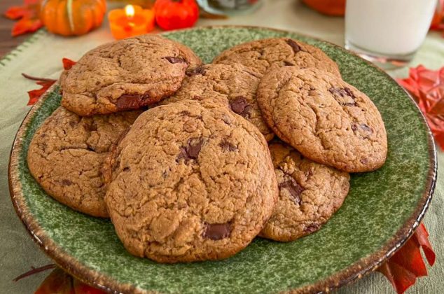 Galletas de calabaza y chocolate, receta fácil