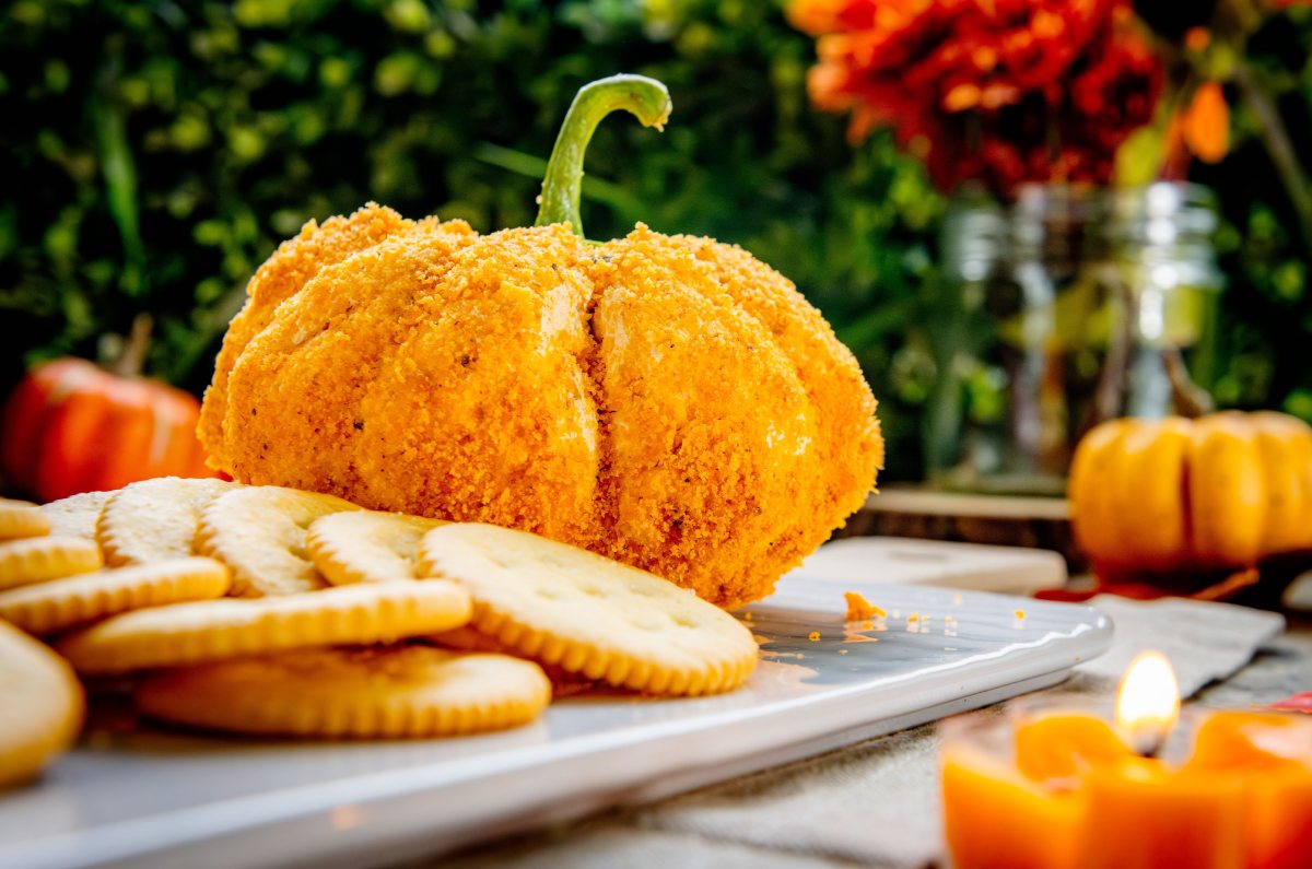 Halloween dip de calabaza