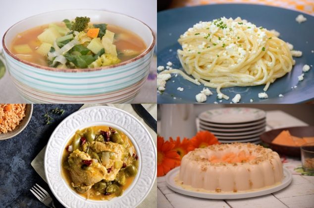 Recetas para menú de comida corrida, fácil y deliciosa