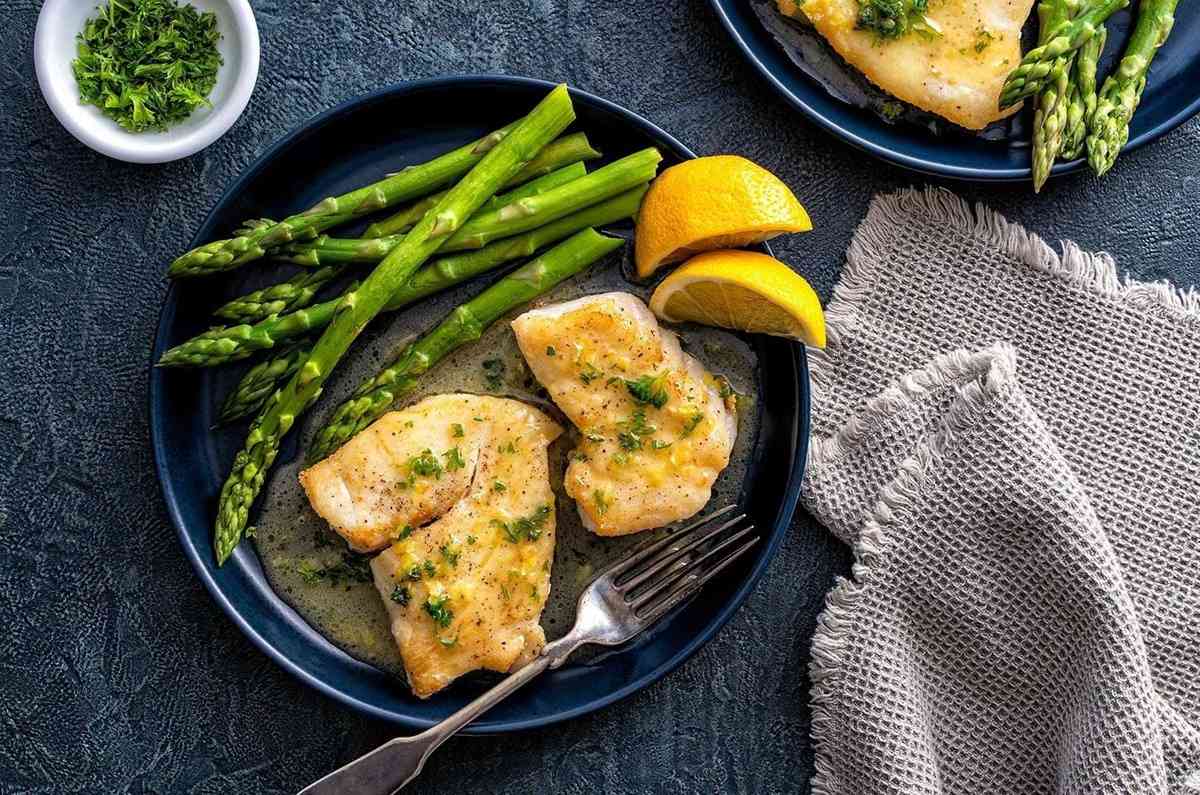 Filete de pescado a la mantequilla
