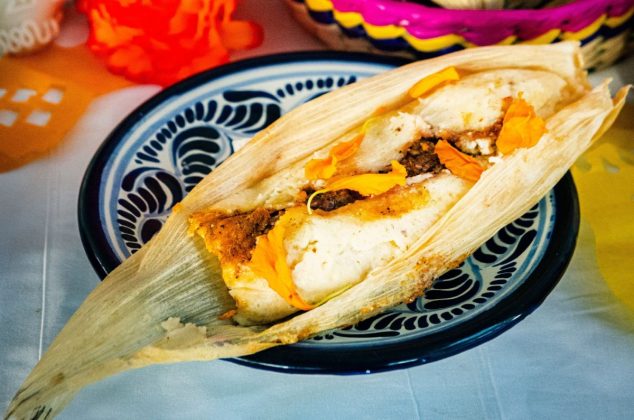 Tamal de cempasúchil, receta tradicional
