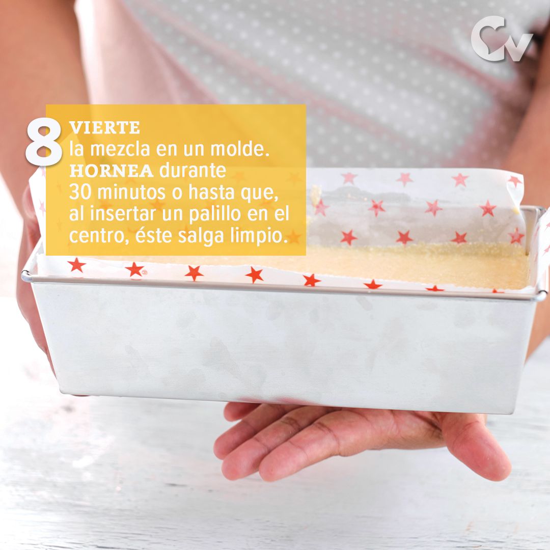 Vierte la mezcla