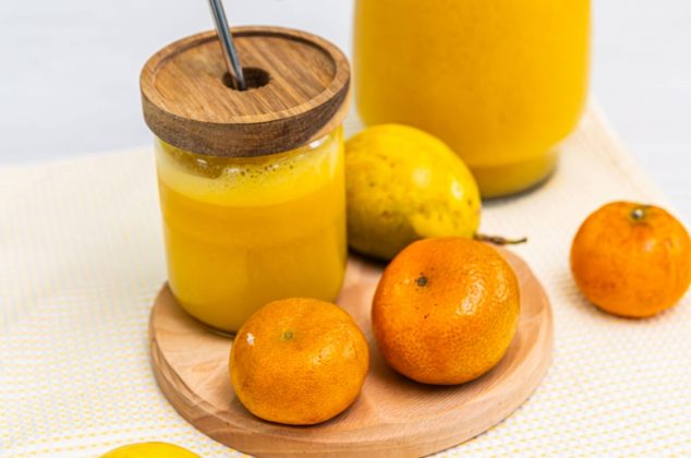 Receta de Agua fresca de Mandarina y Maracuyá