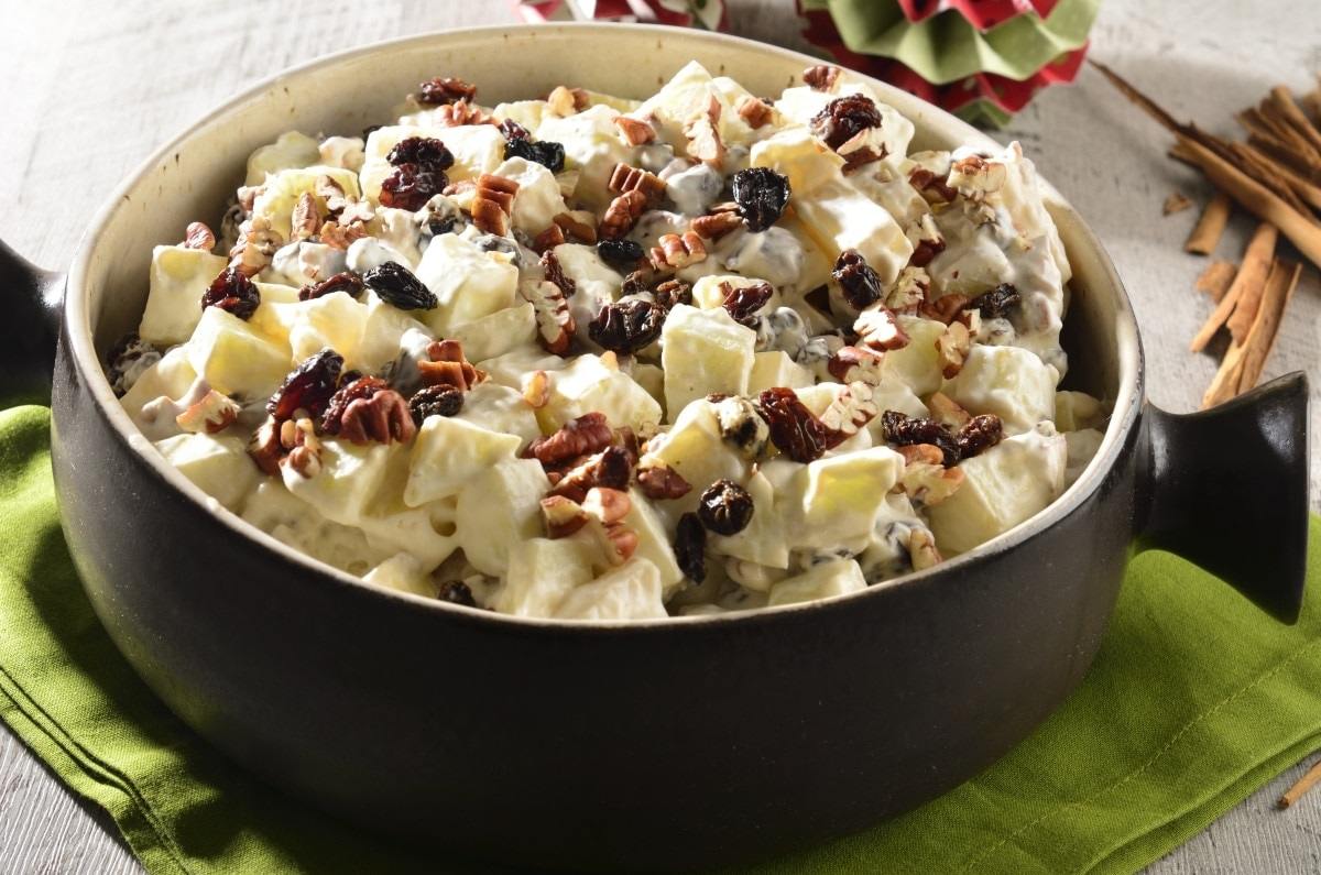 Ensalada con manzanas y nueces
