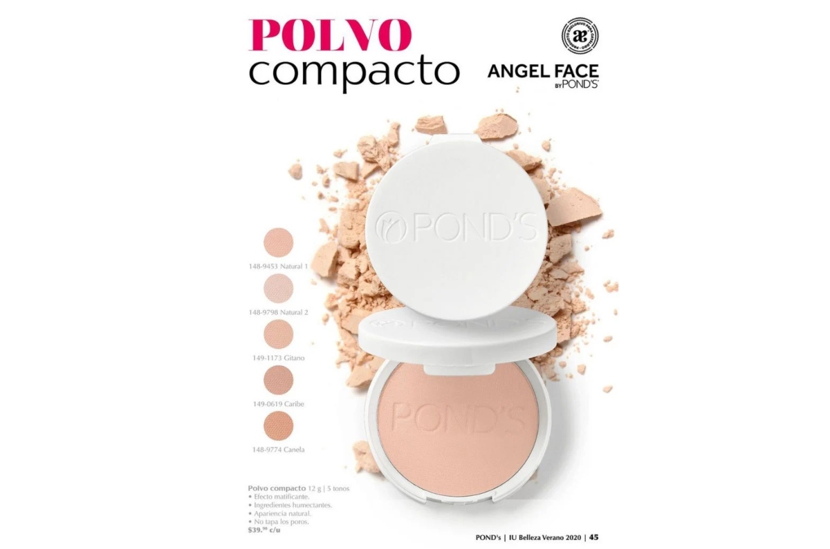 Según lo que publicó la Profeco en la Revista del Consumidor, el Angel Face de Pond's muy fácil de aplicar y tiene un excelente acabado para eliminar el brillo de la piel. 