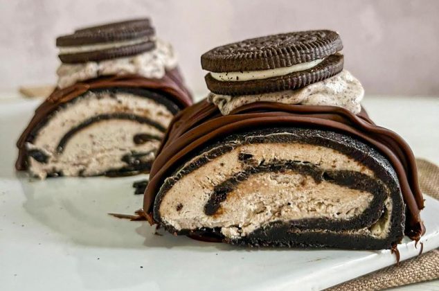 Receta de delicioso sushi rollo de Oreo