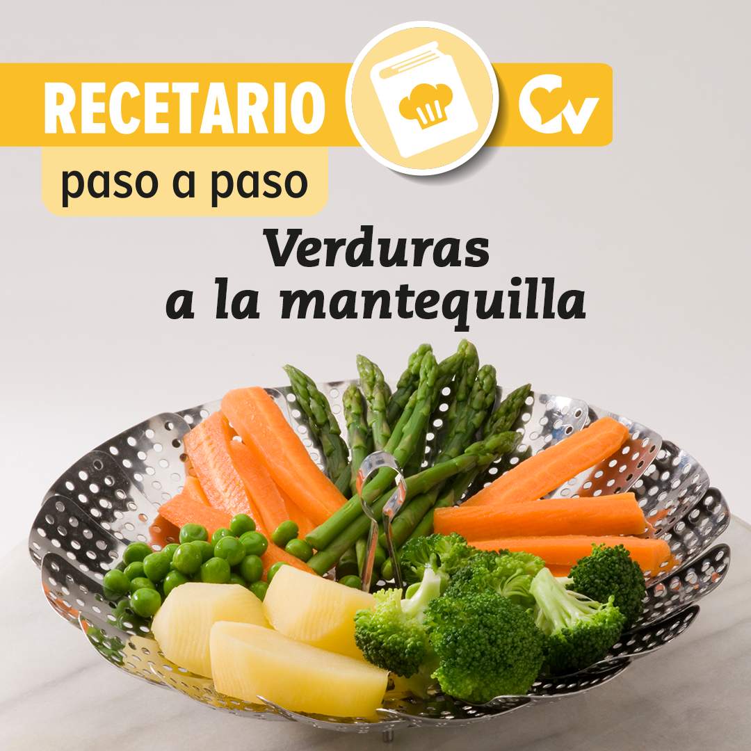 Receta Verduras a la mantequilla