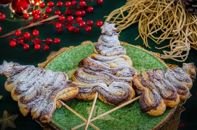 Sorprende estas fiestas con un árbol navideño de hojaldre delicioso y fácil de hacer