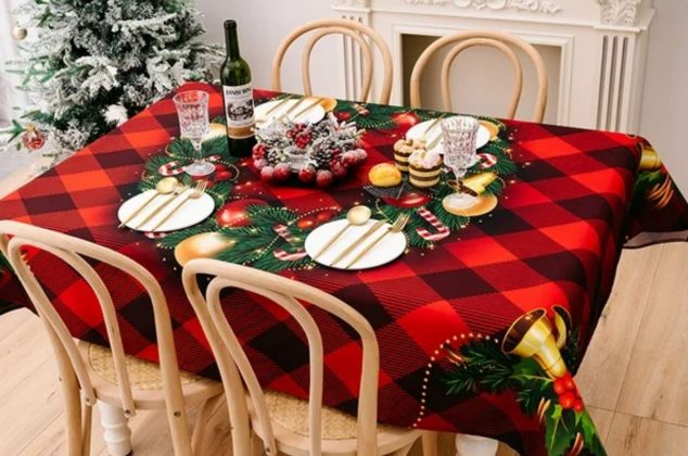 Ni rojo ni verde, este es el color de mantel que será tendencia esta Navidad
