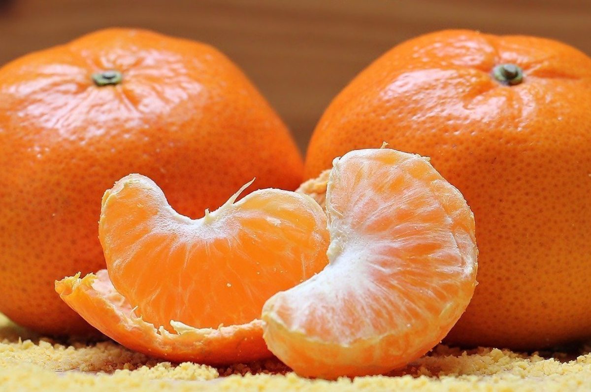 qué son las líneas blancas en mandarinas
