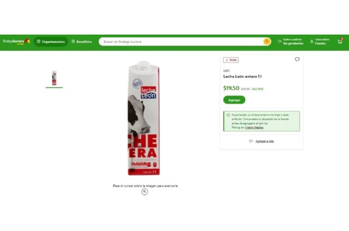 mejor leche profeco