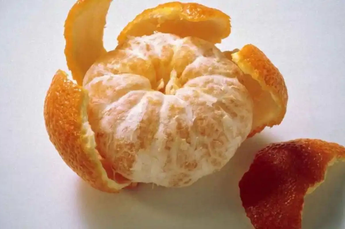 qué son las líneas blancas en mandarinas