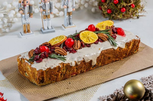 Cocina un delicio Panqué navideño con frutos secos