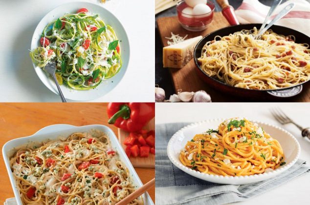 5 recetas de espagueti con crema por menos de 60 pesos