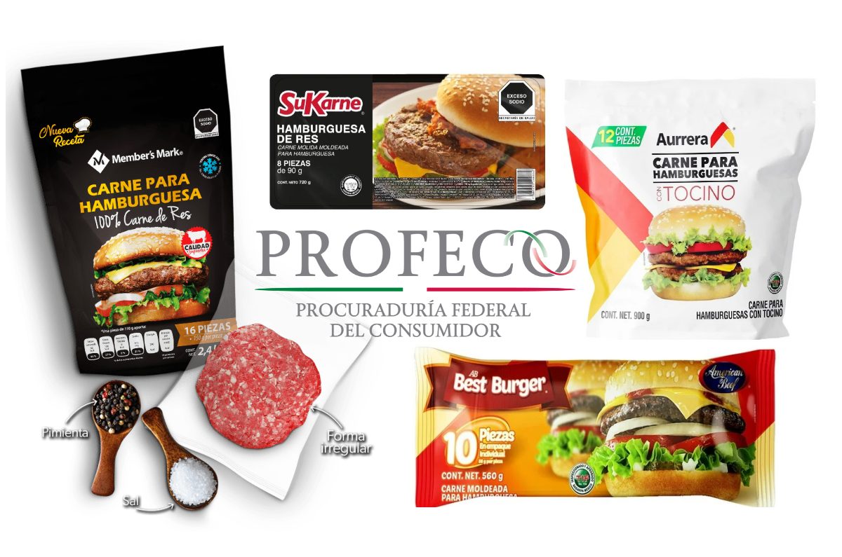 Las 5 mejores marcas de carne para hamburguesa (y ricas en proteína) según Profeco