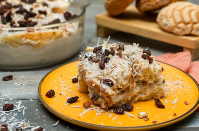 Receta de capirotada de conchas para la temporada
