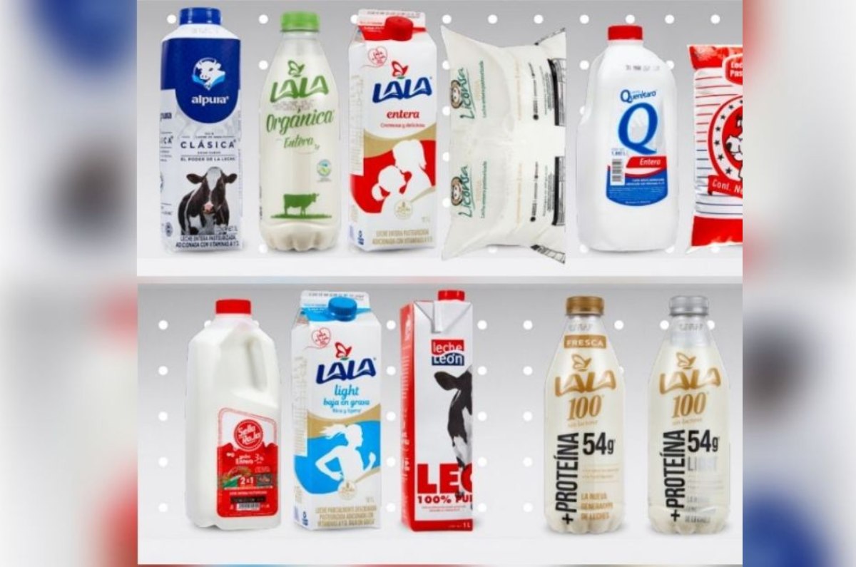 marcas de leche reprobadas por Profeco