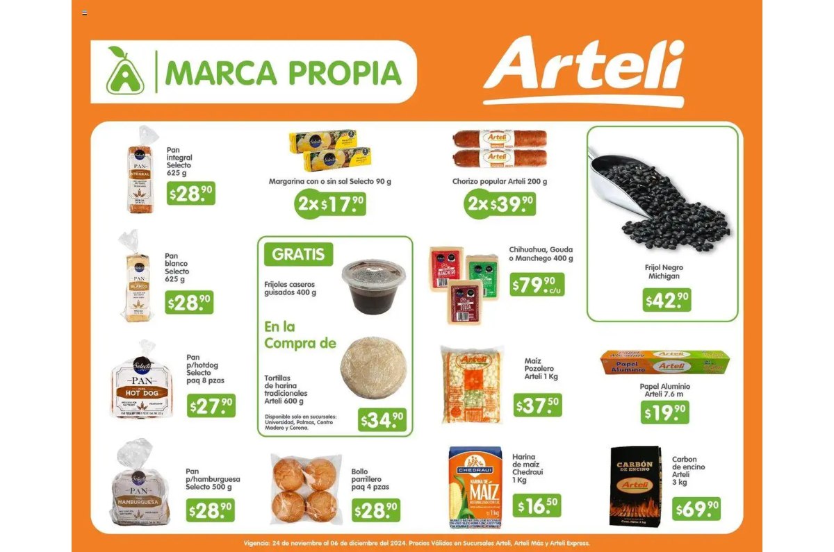 venta de productos en arteli, tienda sin membresía
