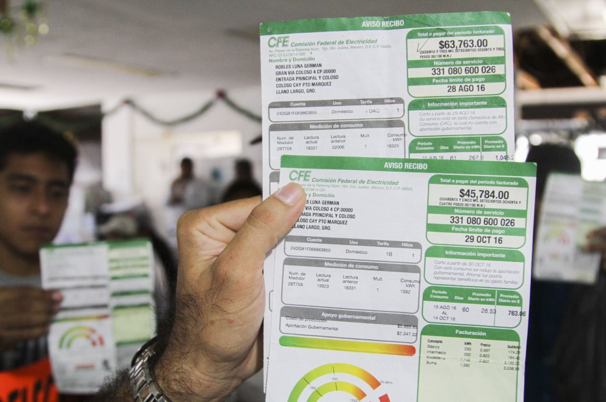 Aviso importante de CFE por pago de recibo de luz