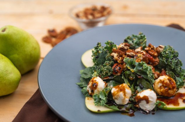 Ligera y fresca, así es la ensalada de pera