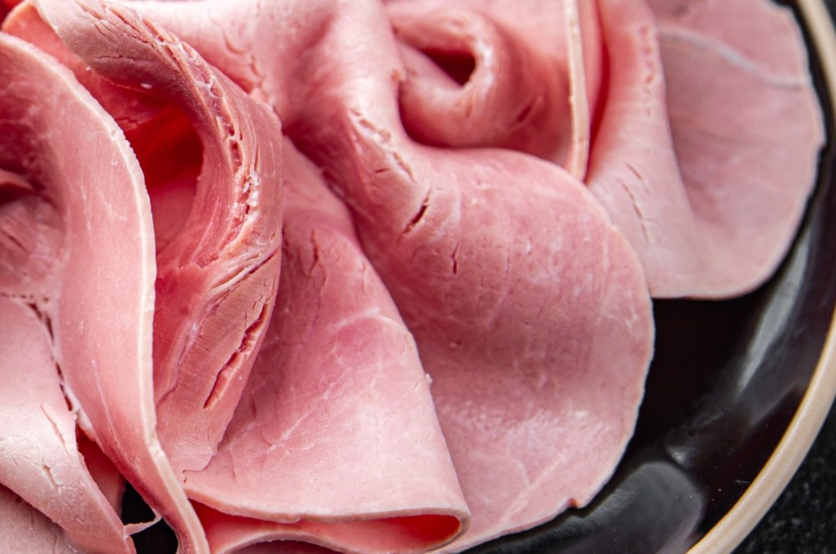 jamón con baba blanca