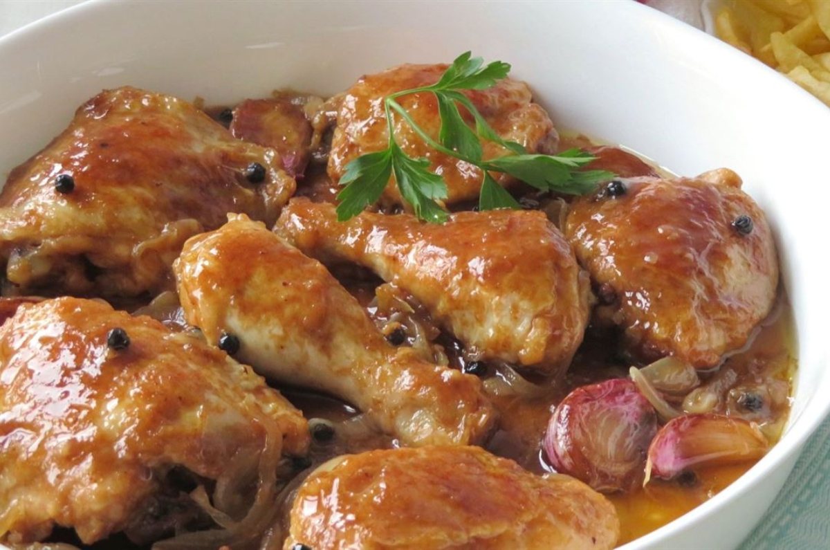 Pollo a la coca-cola 