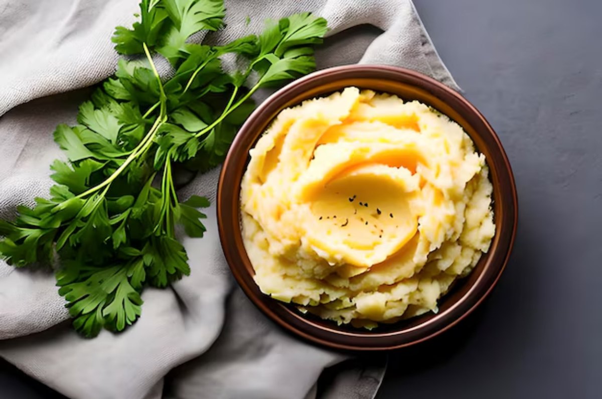 puré de papa cremoso