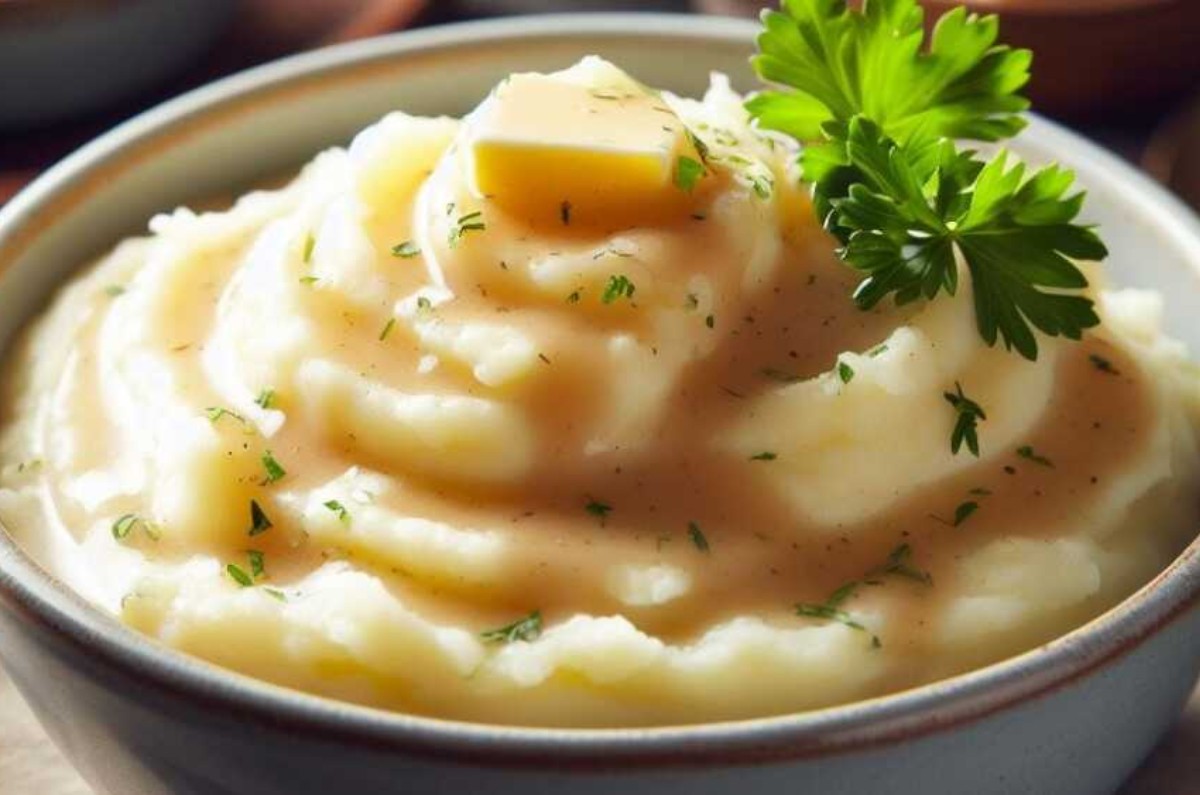 puré de papa cremoso
