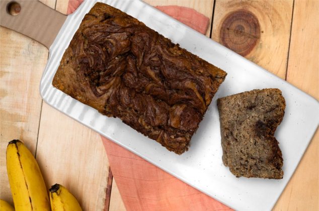 La mejor receta de panqué de plátano con nutella