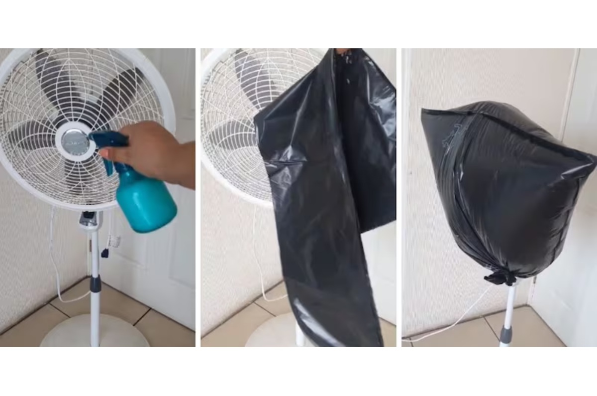 truco para limpiar el ventilador