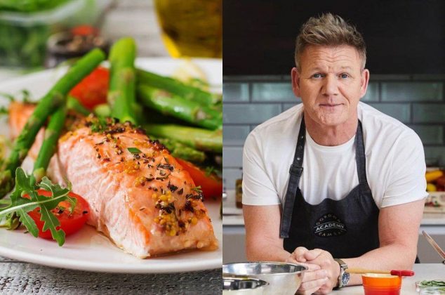 El truco de Gordon Ramsay para cocinar un salmón rico y perfecto