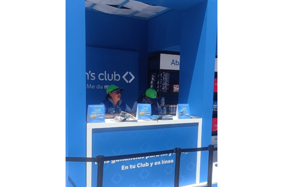 stand para tramitar membresia en sam´s club