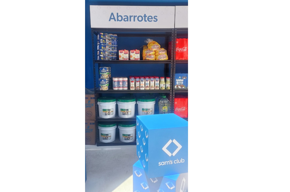 stand de sam´s club en taco chilango