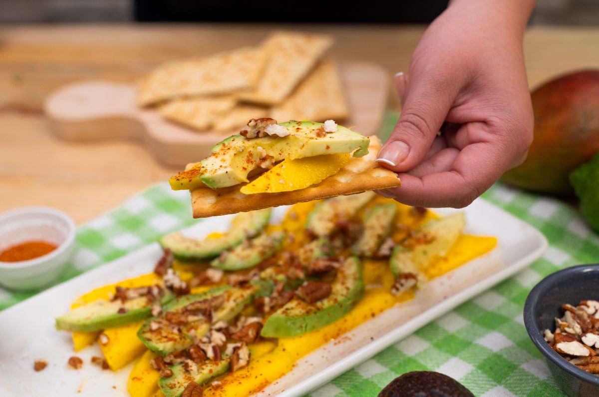 Receta de carpaccio de mango
